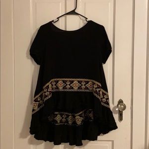 Anthropologie Embroidered Top
